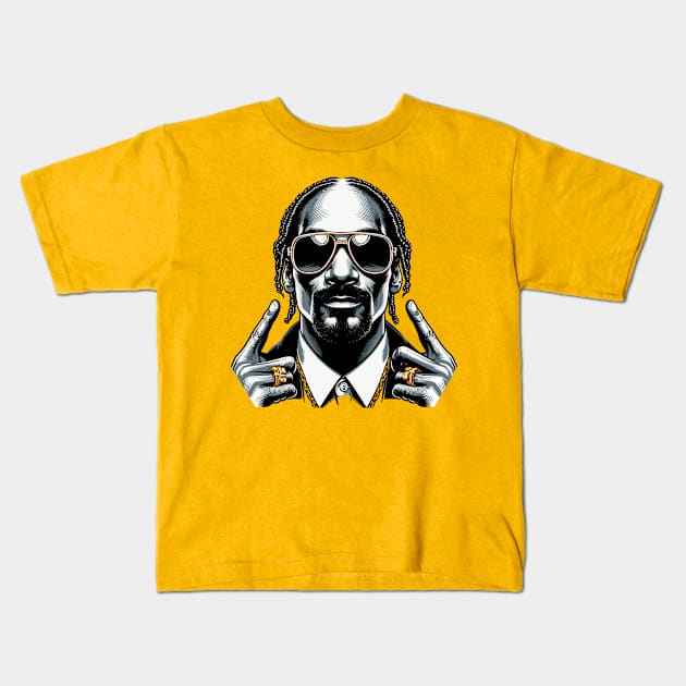 Snoop Dogg #2 Kids T-Shirt by Review SJW Podcast